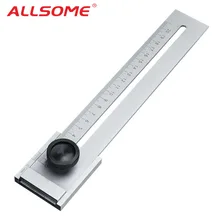 ALLSOME 200 мм/250 мм/300 мм винтовой резной маркировочный прибор для скребок маркировки для деревообработки измерительный HT2438-2440