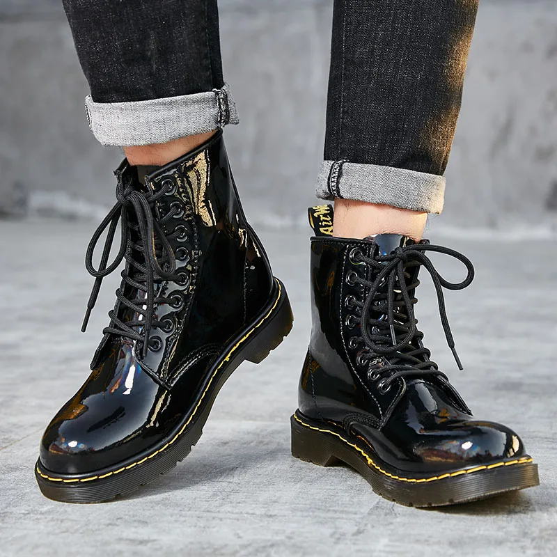 CYYTL Fashion Four Seasons Men's Boots Outdoor Casual Motorcycle Shoes Military Tooling Trendy Tactical Botas ботинки мужские