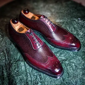 

Men Shoes Fashionable Pu Leather Lace-up Boots Handmade Casual Formal Stylish Autumnchelsea Boots Zapatos De Hombre AH019