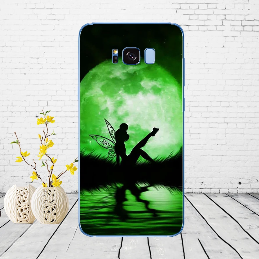 104DD Питер Пэн Венди Tinkerbell Tinker bell Мягкий силиконовый чехол для Samsung Galaxy S6 S7 edge S8 S9 S10 plus A70 A50 чехол