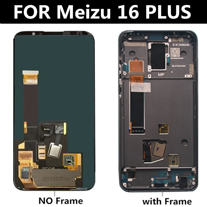 AMOLED 6," для Meizu 16 PLUS M892 ЖК-дисплей+ сенсорный экран дигитайзер сборка замена аксессуары для Meizu 16 PLUS lcd