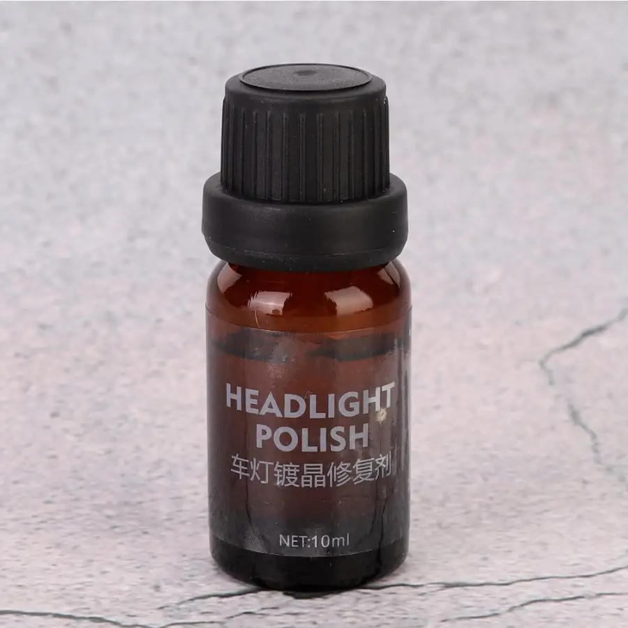 Car Headlight Repair Coating Solution Repair Kit Polishing Anti-Scratch Liquid 10ML Car Headlight Repair