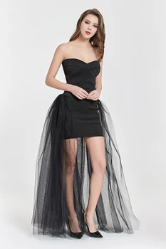 

4 Layers 110cm Long Women Tulle Skirts Wedding Bridal Skirt Ball Gown TUTU Skirt