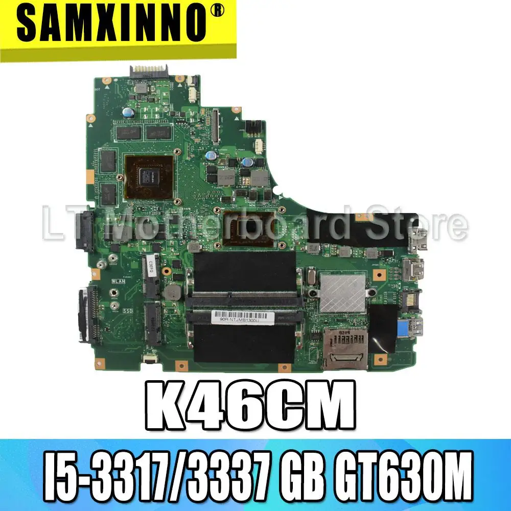 K46CM материнская плата I5-3317/3337 GT630M 2 ГБ для For Asus K46C K46CB ноутбука тест материнской