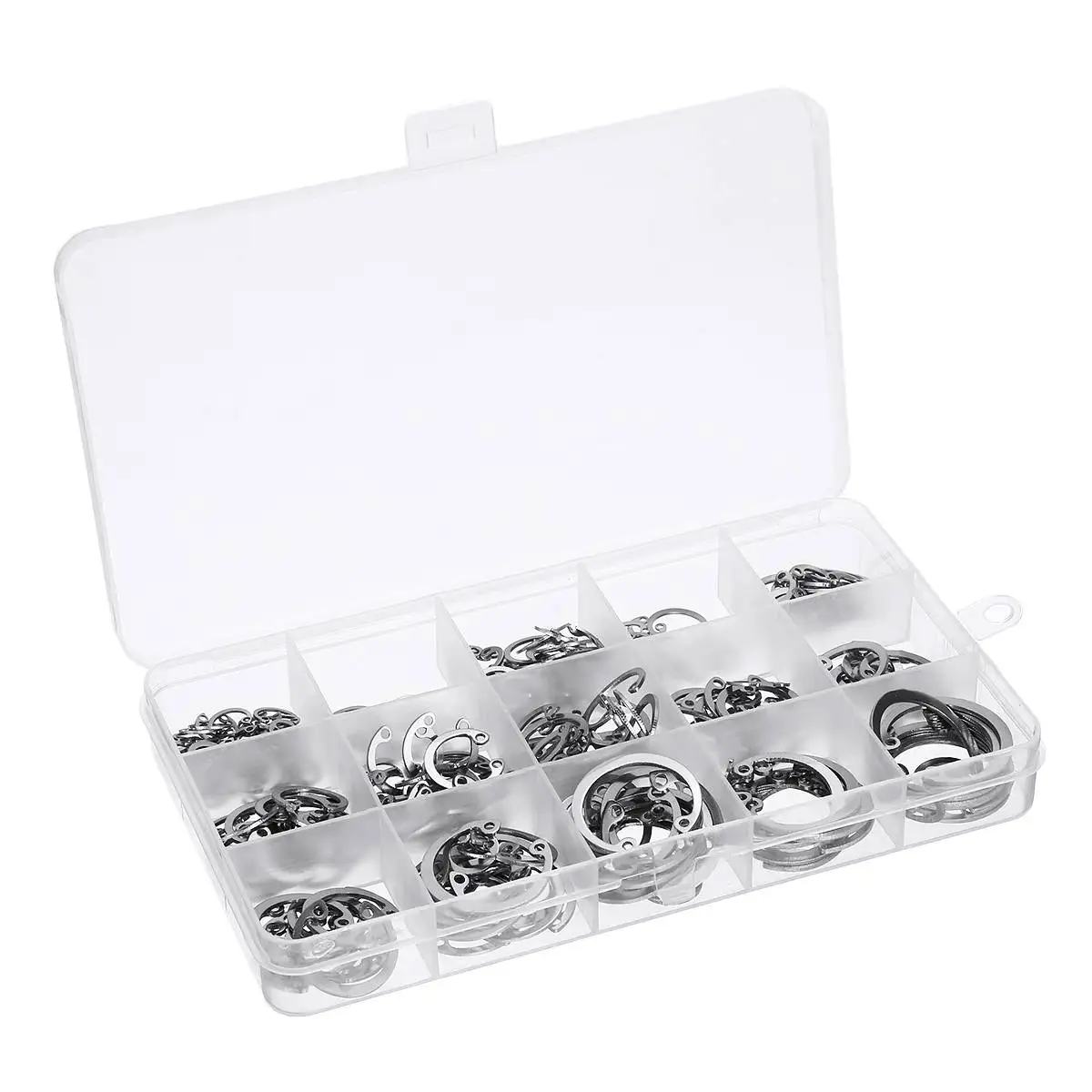 

270pcs M8-M26 C-type Elastic Seals Snap Retaining Washers Circlip Ring Kit Circlip Snap Retaining Washer