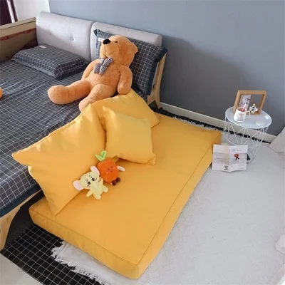 Lazy Bean Bag чехол для стула без наполнителя пуховый диван детский Кемпинг вечерние пуф кровать игровой пуф Кама спальня татами пол сиденье - Цвет: C5