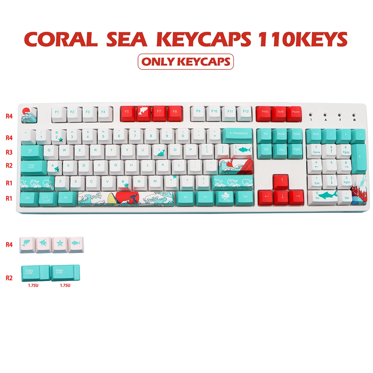110-keys-pbt-keycaps-oem-profile-coral-sea-keycap-dz60-poker-gk61-gk64-dye-sublimation-keycap-for-gaming-keyboard