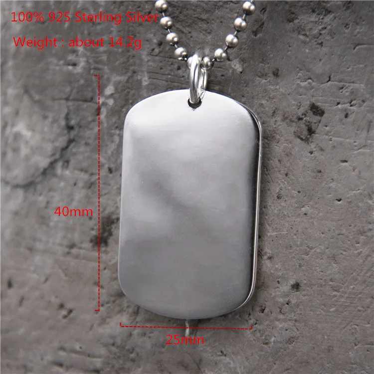 

Buyee 100% 925 Sterling Silver Fashion Pendant Man Big Smooth Flat Personality Unique Pendant for Men Women Fashion Jewelry Gift