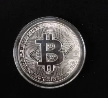 Позолоченные физические биткоины позолоченные коллекционная Коллекционная
