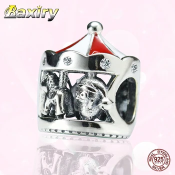 

Luxury Charms Bracelet DIY 925 Sterling Silver Beads Fit Charms Silver 925 Original Christmas Gift Women Beads Jewelry Making