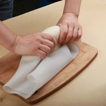 

Kitchen Nonstick Silicone And Noodles Bags Food Grade Kneading Bags Alarm Clock Noodles Bags Home DIY Baking Tools