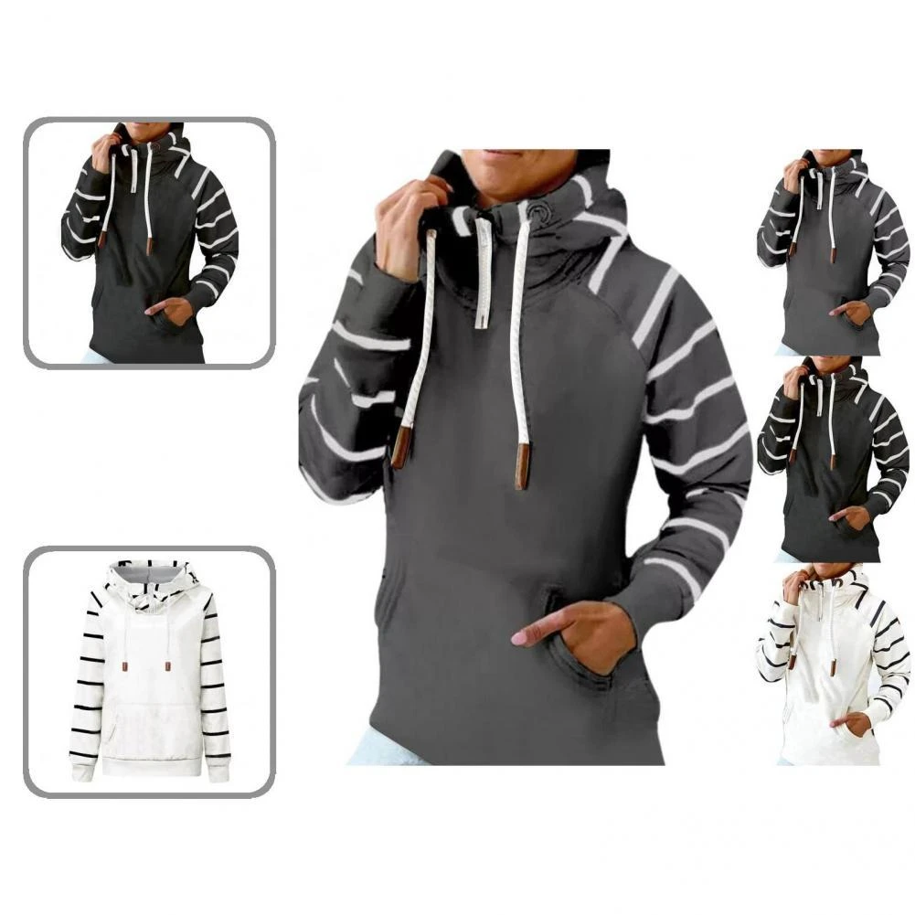 calculadora munición siga adelante Sudadera con capucha de manga larga para hombre y mujer, suéter informal  con cremallera a rayas anchas, resistente y portátil|Sudaderas con capucha  y sudaderas| - AliExpress