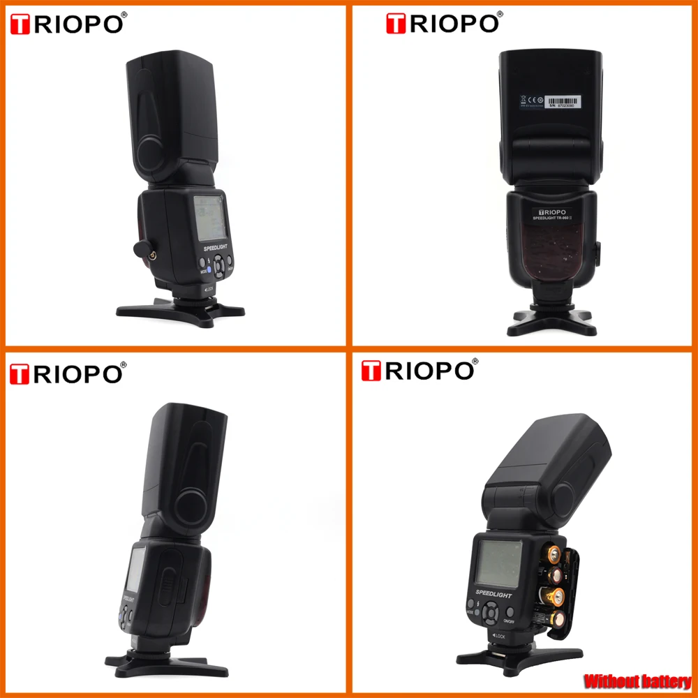 TRIOPO TR-960 II Вспышка Скорость lite фотовспышка ручной зум скорость lite вспышка свет для Nikon Canon DSLR камера Вспышка Скорость lite