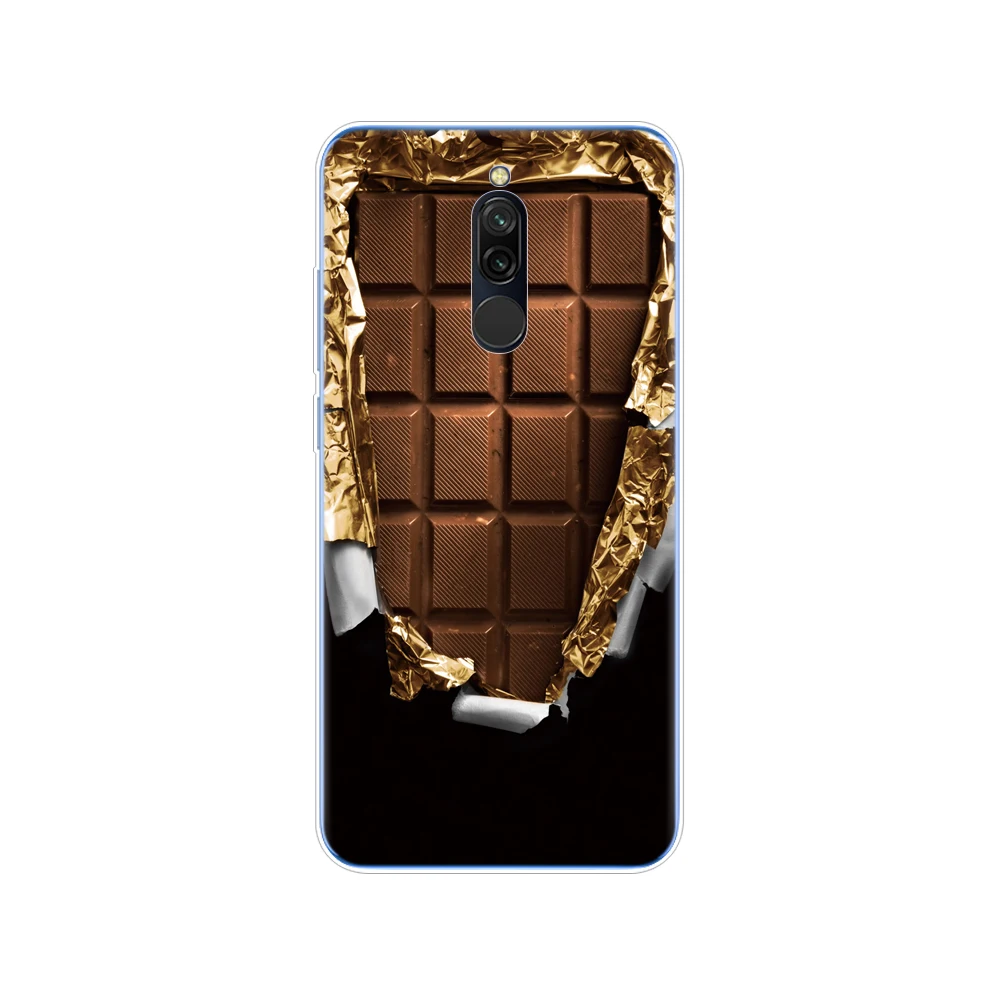 34374 Чехол для xiaomi redmi 8, чехол s, силиконовая Мягкая задняя крышка из ТПУ для redmi 8, бампер hongmi 8, чехол, кожа, противоударный, милый кот - Цвет: 34374