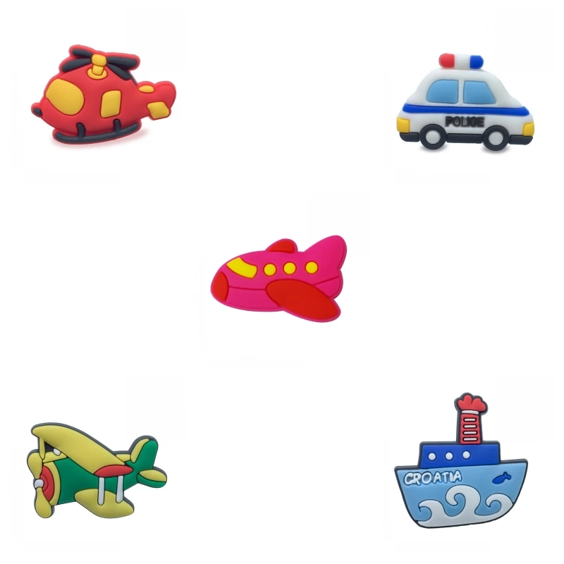 176-01-05 4-8 шт./компл. Moana Nemo Trolls Unicorns Shoe Charms аксессуары для обуви украшения для детей croc jibz croc charms Fit силиконовые полосы - Цвет: 176-01-05