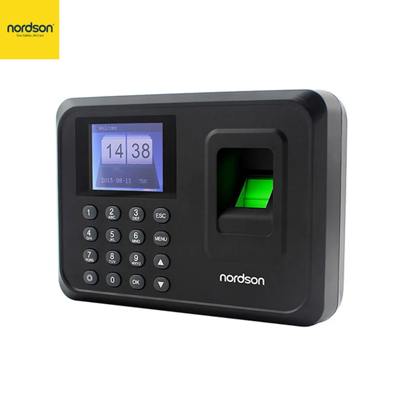 Nordson биометрический отпечаток пальца времени посещаемости Teminal система самообслуживания отчет о распознавании работника записывающее устройство - Цвет: FR-M100