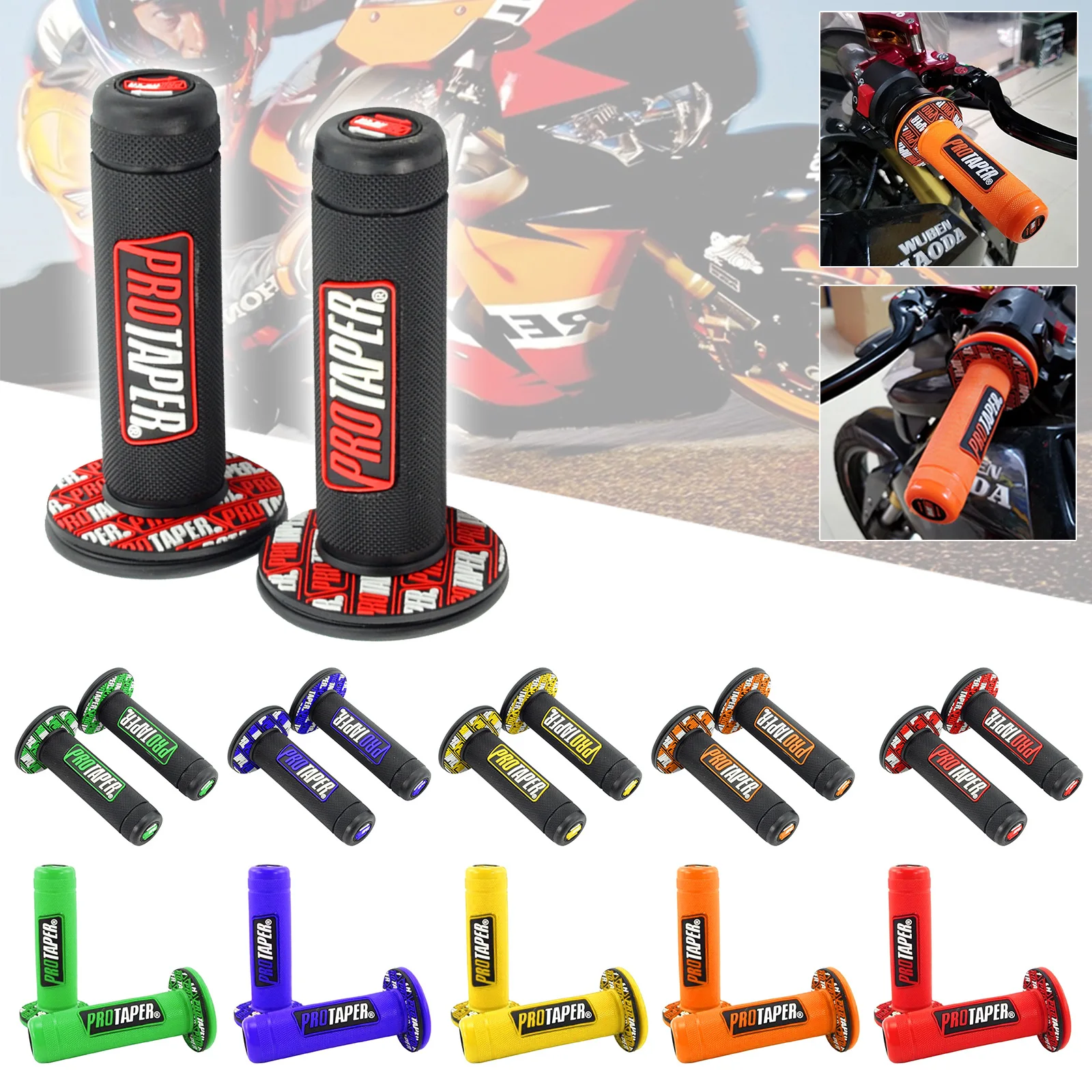 Handle Grip Pro taper Motorcycle High Quality Protaper Dirt Pit Bike