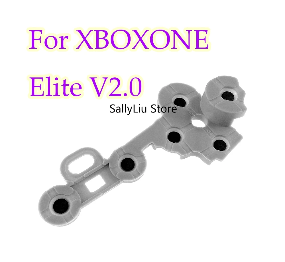 10Set Pulsante In Gomma Conduttiva In Gomma Conduttiva Siliconica Originale Per Xbox One Elite V2 Per Controller Xboxone Elite 2 D Pad