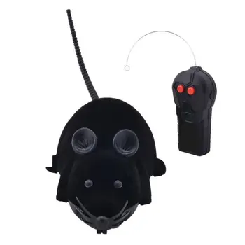 

Funny Wireless Electronic Wear Resistant Remote Control Mouse Cat Toy Back Pet Simulation Turning Trick Playing