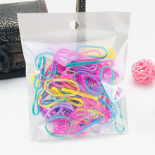 1000pcs pack Disposable Rubber Bands Elastic Hair Ties Kids Girl Ponytails Holder for Braids Wedding Hairstyle Supplies BCC02