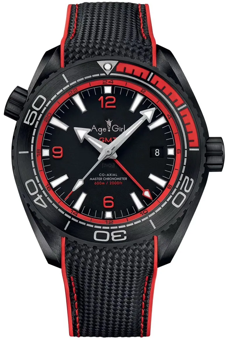 Famous Brand New Men Automatic Mechanical Watch Independent GMT 007 Luminous Ceramic Sapphire Full