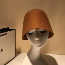 Новинка, женские зимние маленькие горшки, шапка, теплый день, Джокер, маленький дизайн, восстанавливающая древний стиль, шапка для рыбаков, Женская шерстяная шапка, капелуш Дамский