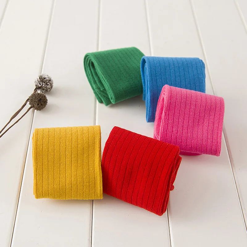 

C805 CHILDREN'S Socks 1-10-Year-Old Men And Women Children's Socks Versatile Candy Baby Tube Cotton Pile Style Cotton Socks