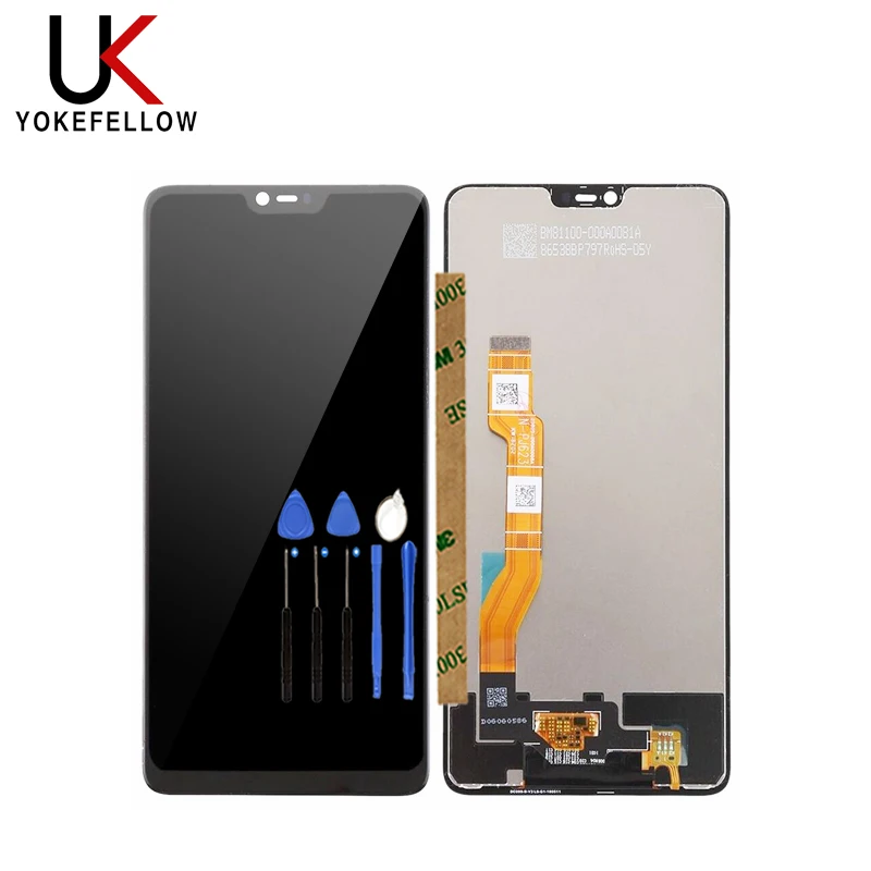 6,2" F7 lcd для OPPO F7 A3 lcd дисплей CPH1819 CPH1821 кодирующий преобразователь сенсорного экрана в сборе Замена с рамкой для OPPO A3