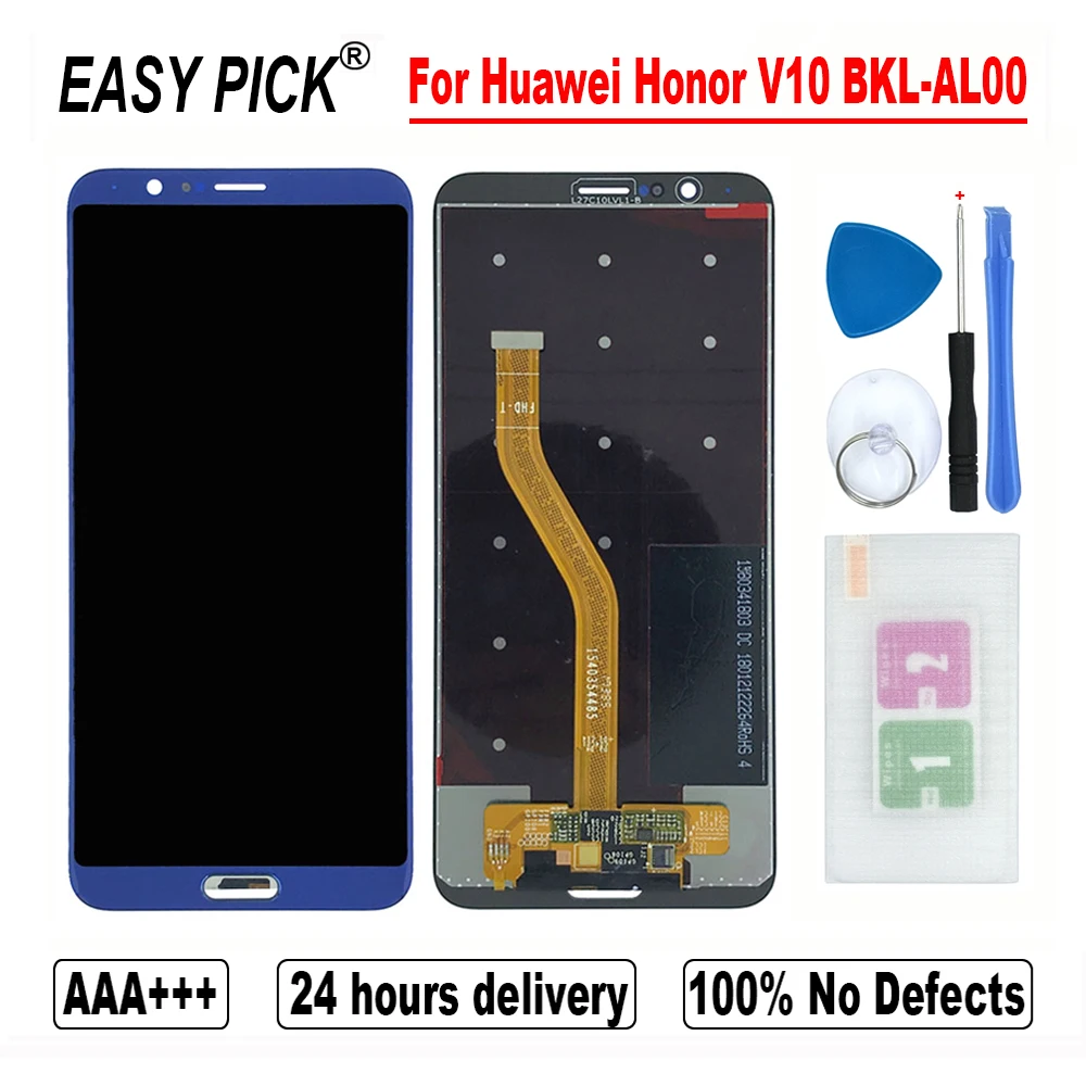 Для Huawei Honor V10 BKL AL00 AL20 L09 ЖК дисплей сенсорный экран дигитайзер для сборки вид 10 Global