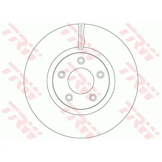 Диск тормозной MAZDA 3 MPS 2.3 06-09 передний TRW DF6490S