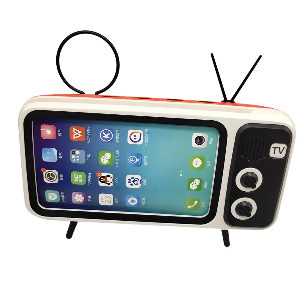 50# Беспроводная bluetooth-колонка с держателем для мобильного телефона и телевизора, Портативная Беспроводная колонка для смартфона, громкая связь, динамик для телефона, ПК