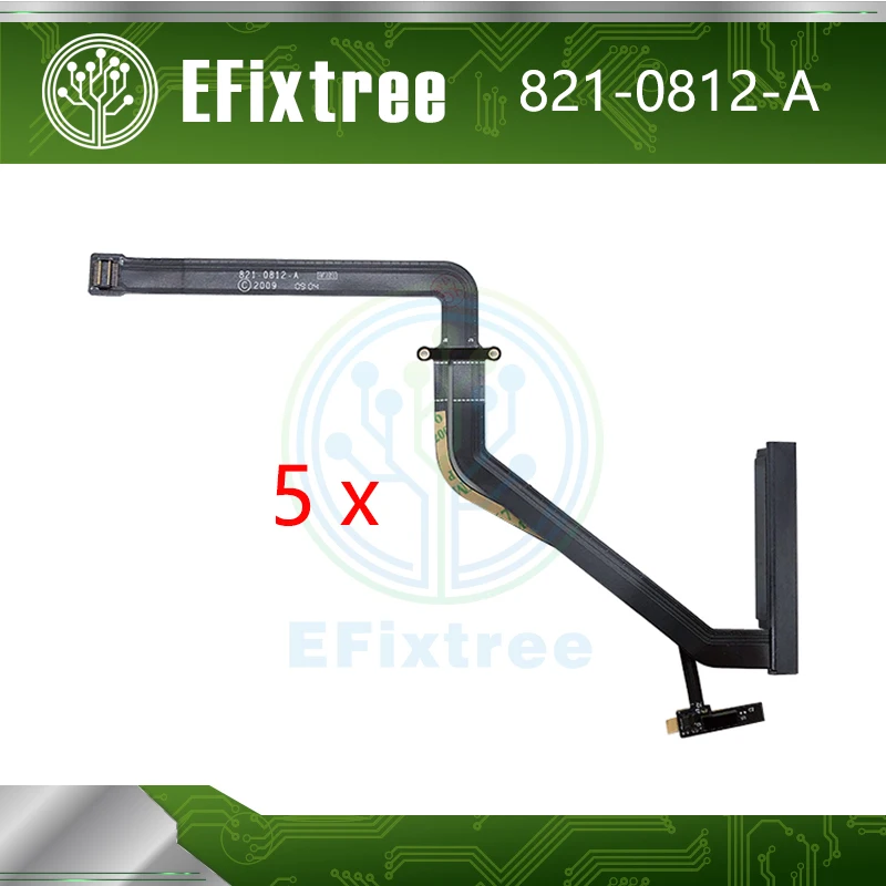 Full New 821-0812-A A1286 Hard Drive SATA Flex Cable For Macbook Pro 15&quot HDD cable 2009 2010 2011 Year | Компьютеры и офис