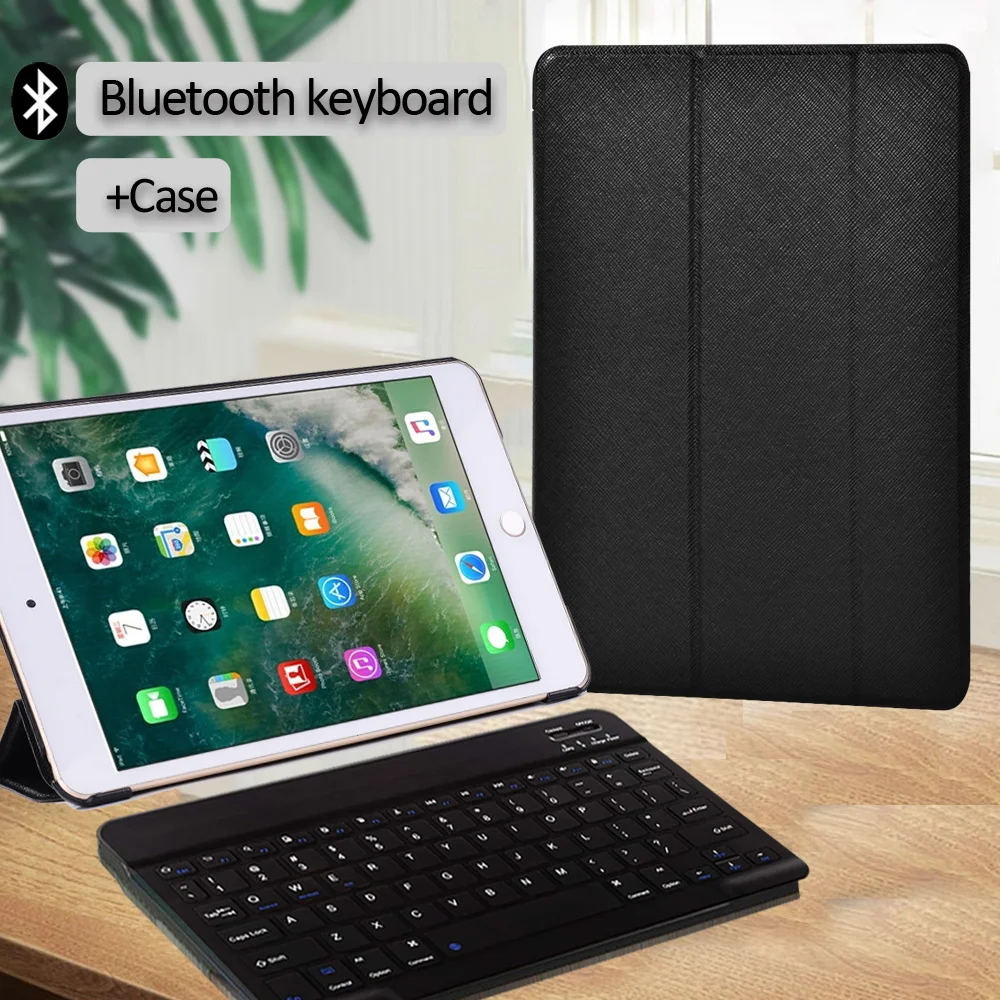 

Чехол для планшета Apple IPad Mini 1, 2, 3, 4, 5, 7,9 дюйма, складной, с защитой от падения, с функцией сна и Bluetooth-клавиатурой