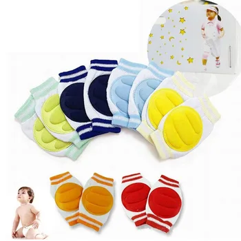 

1 Pair High Quality Baby Knee Pads Protector Leg Warmers 5 Colors Stylish Kids Safety Crawling Elbow Cushion Infants Toddlers