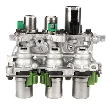

Transmission Solenoid Block Control Unit Module Fit for Ford 4F27E Fit for FNR5 5 Speed Main Valve Bodies Silver