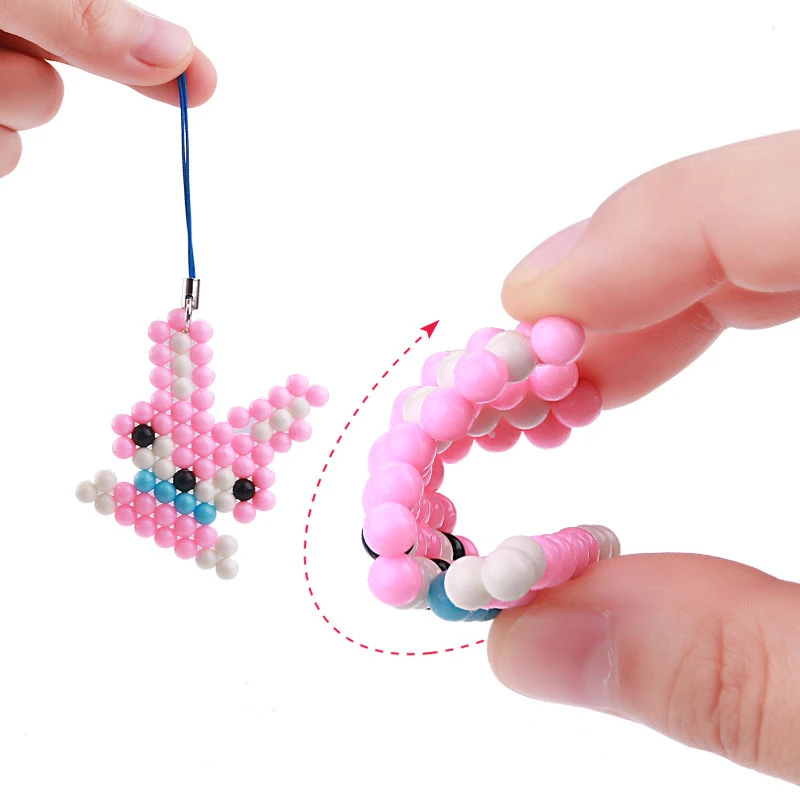 6000Pcs/Set 4.5mm DIY Water Spray Magic Beads Kit Animal Molds Hand Making 3D Beads Puzzle Educational Beads Children Toys