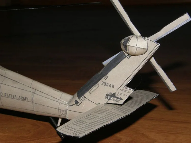 1:33, США, Черный ястреб, UH-60, вертолет, сделай сам, 3D бумажная карта, модель, строительные наборы, строительные игрушки, развивающие игрушки, военная модель