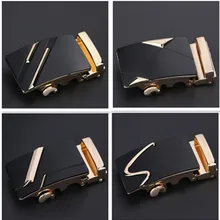 Fashion Men's Buckle Business Alloy Automatic Unique Plaque Belt Buckles for 3.5cm Ratchet Apparel Accessories buckle for men