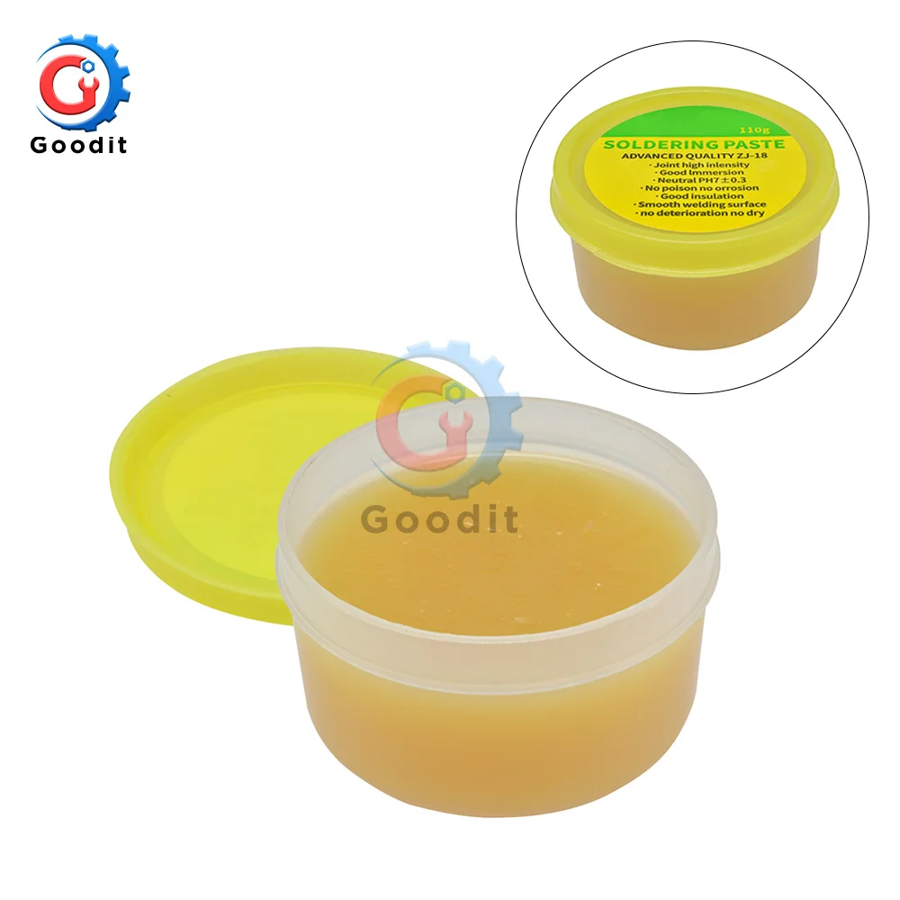 Флейта для пайки желтая флейта ремонта печатных плат 110 г | Инструменты