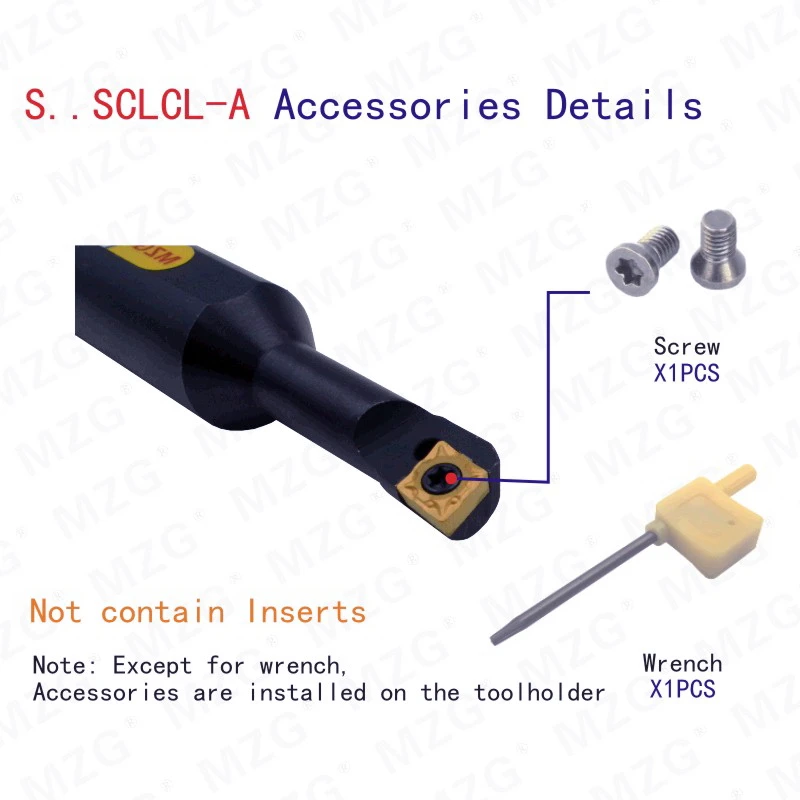 Mocask SCLCL держатели S07M-SCLCL06-A16 расточной режущий хвостовик внутренние держатели инструментов Токарный станок с ЧПУ внутреннее отверстие токарные инструменты
