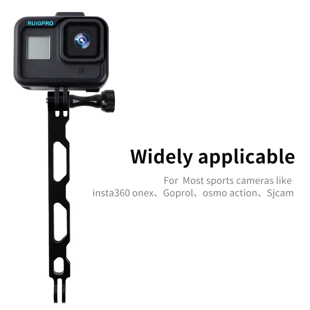 Алюминиевый удлинитель CNC для DJI osmo ation/insta360 onex R аксессуары селфи GoPro|Чехлы