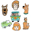 P4405 Dongmanli Cartoon Funny Dogs Enamel Pins Metal Cute Collar Pins Brooches Jewelry Lapel Pin Badge ► Photo 1/6