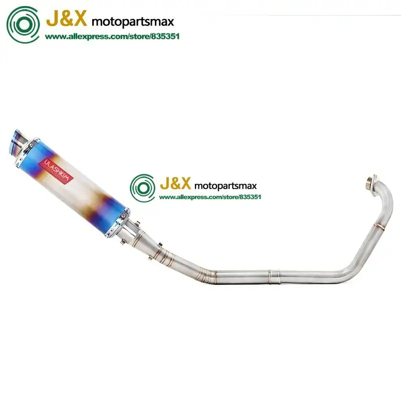 Полная выхлопная система мотоцикла Escape slip on для yamaha YZF R15 MT15 MT-15 2008- средняя труба глушителя DB-Killer