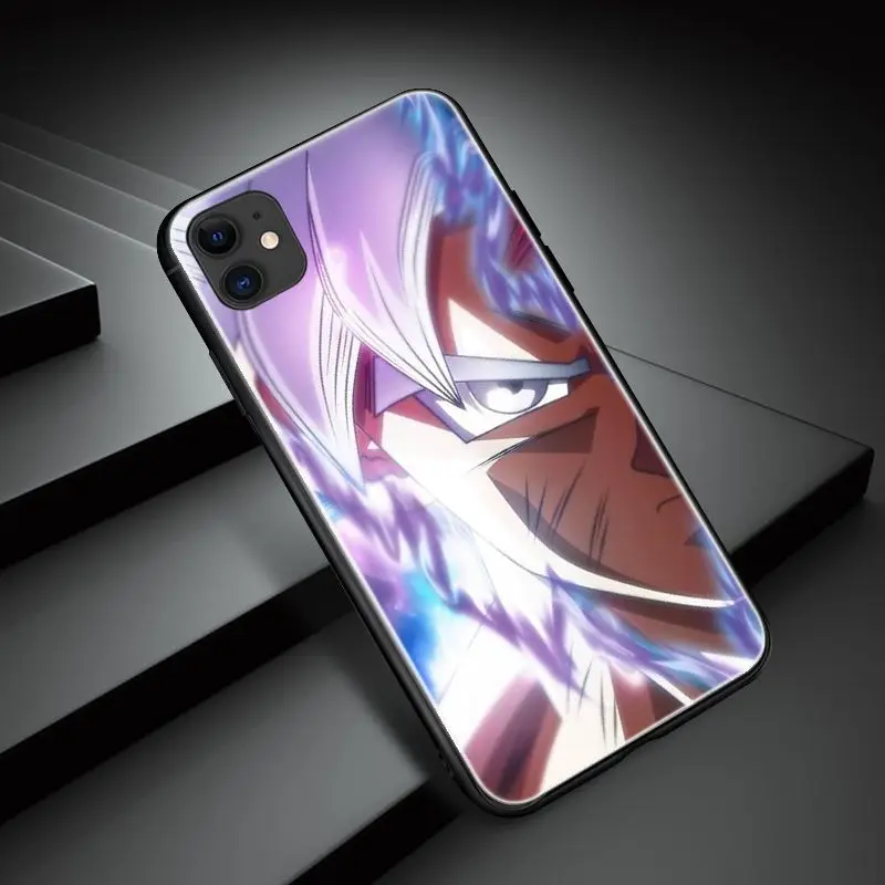 Чехлы из закаленного стекла с аниме DBZ для iPhone SE 6 6s 7 8 plus x xr xs 11 12 Pro max mini мягкие