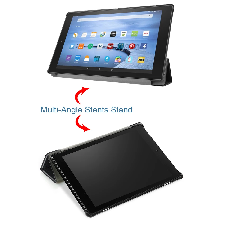 MTT чехол с граффити для Amazon New Kindle Fire HD 8 дюймов 7-го поколения планшетный чехол из искусственной кожи флип умный защитный чехол