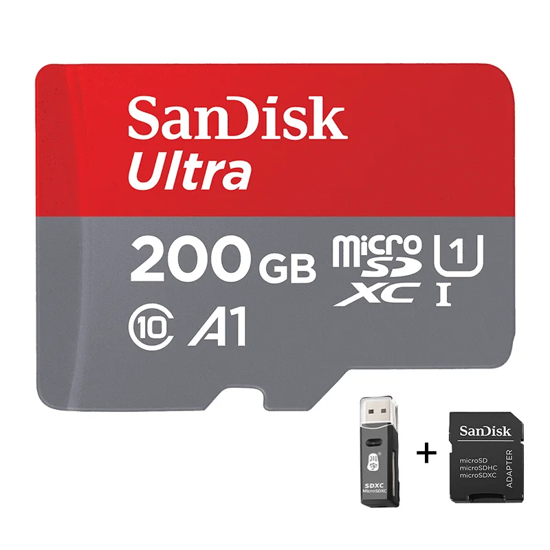 SanDisk200GBU Микросхема Microsd безопасная цифровая карта памяти SD для цифровой камеры медиа-карты для высокоскоростной компактной вспышки sim-карты видеокамеры TF SD - Цвет: SanDisk200GBU