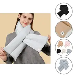 Fashionable Collar Ring Scarf Anti-Static Lint Neck Warmer Ski Down Scarf  Women Down Scarf    Winter Down Scarf