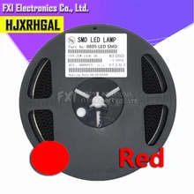 1 катушка 3000 шт Красный 0805 SMD светодиодный диоды для подавления переходных скачков напряжения светильник горячая распродажа