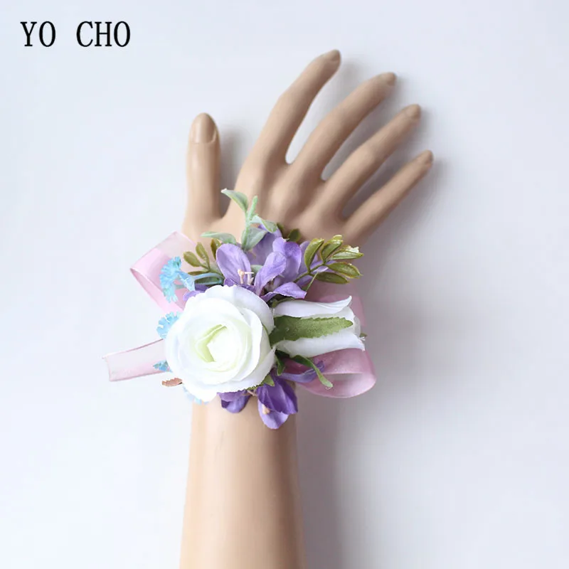 Wrist flower bracelets for bridesmaids (59)
