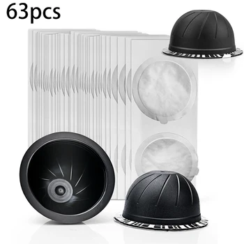 

For Nespresso Vertuo Coffee Capsule Cup Self Stick Aluminum Foil Tamper Set Seals Sticker Coffee Maker